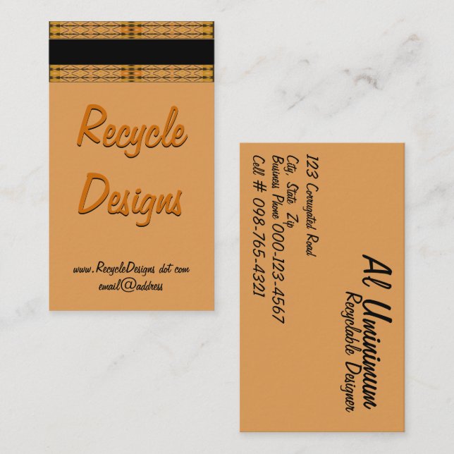 Cartão De Visita Modelos de borda de padrão de latência de insinuaç (Frente/Verso)