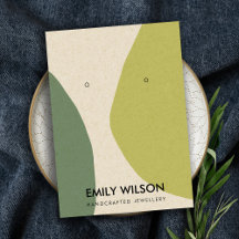 MODERN ABSTRATO VERDE LIMÃO KRA ART EARRY