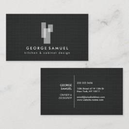 Cartão De Visita Modern Architectural Blocks Logo