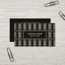 Cartão De Visita Modern Art Deco