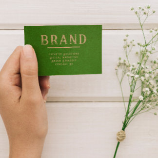 Cartão De Visita Modern Azul com Código QR | Empresa Profissional