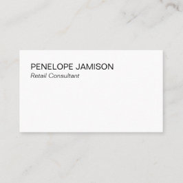 Cartão De Visita Modern Black and White