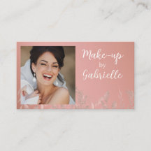 Modern Botanical Dusty Rose Boho Photo QR Code 