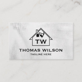 Cartão De Visita Modern Construction Handyman Carpenter Tools Busin