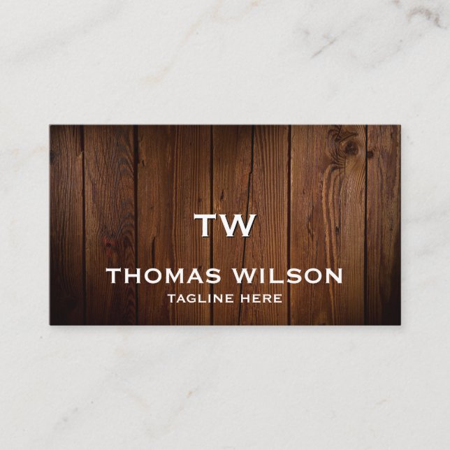 Cartão De Visita Modern Construction Handyman Carpenter Tools Busin (Frente)