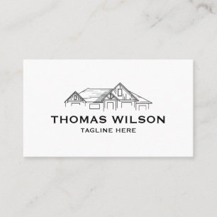 Cartão De Visita Modern Construction Handyman Carpenter Tools Busin