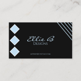 Cartão De Visita Modern Geometric Sleek Minimalist 