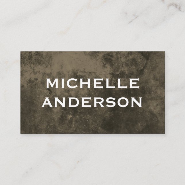 Cartão De Visita Modern Grunge (Frente)