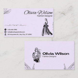 Cartão De Visita Modern Hand-Drawn Icon Business Card