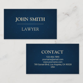 Cartão De Visita Modern Lawyer Business Card