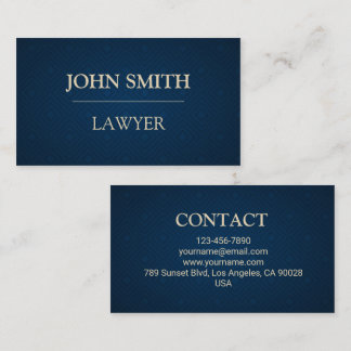 Cartão De Visita Modern Lawyer Business Card