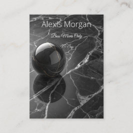 Cartão De Visita Modern Minimalist Pink-Purple Border Template