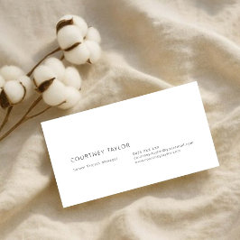 Cartão De Visita Modern minimalist professional business card