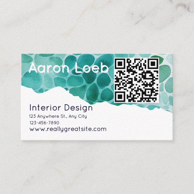 Cartão De Visita Modern Minimalist Professional Business Card (Frente)