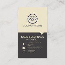 Modern Professional 2 cores adicione seu logotipo