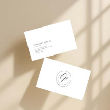 Modern professional business card