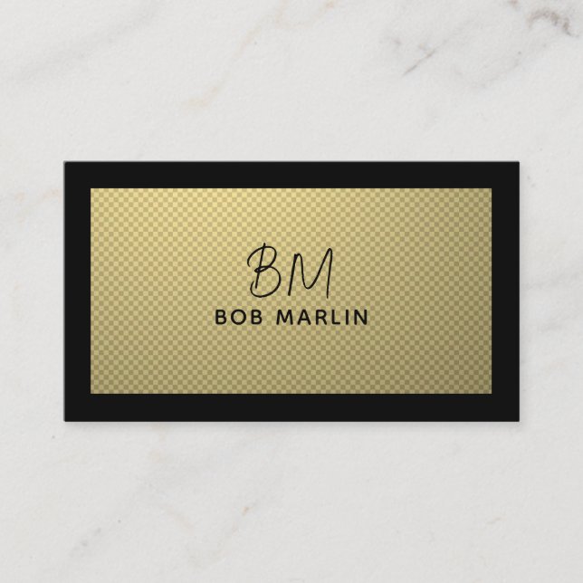 Cartão De Visita Modern Professional Minimalist Executive Generic (Frente)