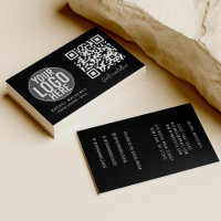 Modern QR Code Logo Simple White Professional Busi