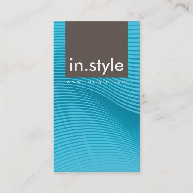 CARTÃO DE VISITA: moderna moderna tendência P13 (Frente)