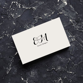 Cartão de visita moderno