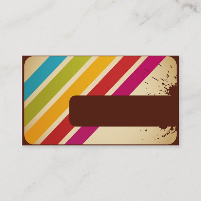 cartão de visita moderno (Frente)