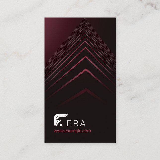 Cartão de visita moderno (Frente)