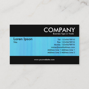 Cartão De Visita Moderno - Azul Pintado