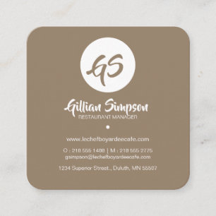 Cartão de visita moderno bonito do teste padrão de