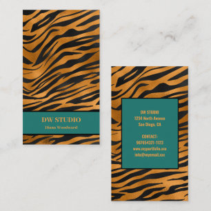 Cartão de Visita Moderno Caprichoso e Feminino