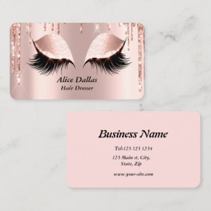 Cartão De Visita Moderno Cinzento Dourado, Rosa, Cinzento, Personal