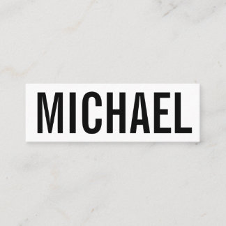 Cartão de visita moderno corajoso profissional