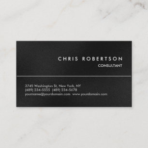Cartão de visita Moderno da Cinza Atrativa