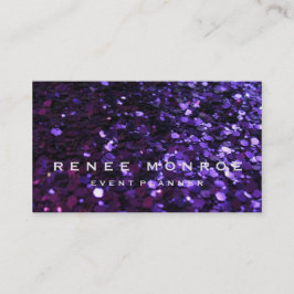 Cartão de visita moderno de diversão com brilho ro