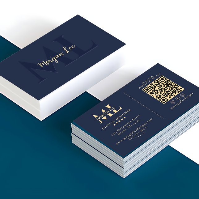 Cartão De Visita Moderno Dental Professional Personalizável (Modern Dental Professional)