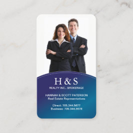 Cartão de visita moderno do corretor de imóveis