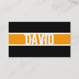 Cartão de visita moderno do monograma