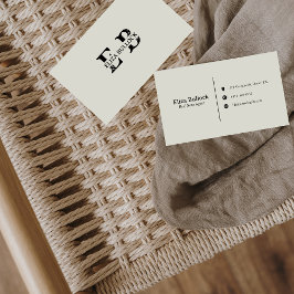 Cartão de visita moderno e Rico