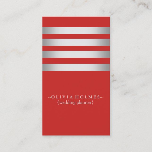 Cartão De Visita Moderno Elegante Gold Foil Metal Professional (Frente)