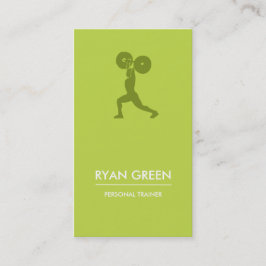 Cartão de visita moderno | Formador pessoal