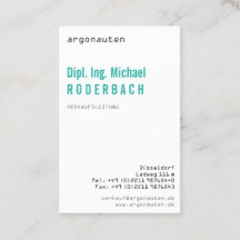 Moderno, frisch, mit Monograma für Angeber