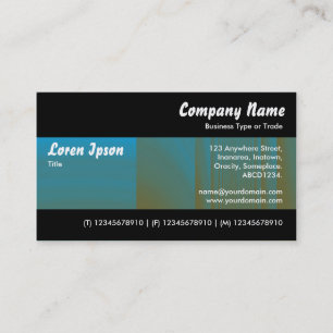 Cartão De Visita Moderno II - Texto Colorido