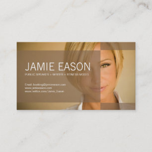 Cartão de visita moderno - Jamie Eason
