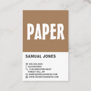 Cartão De Visita Moderno, Material de Papelaria e Escritório