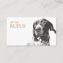 Cartão De Visita Moderno Personalizado Adicionar seu Código QR de F