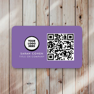 Cartão de Visita Moderno Personalizado com Logotip