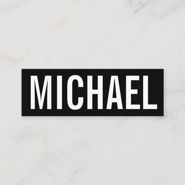 Cartão de visita moderno profissional minimalista (Frente)