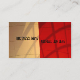 Cartão de visita moderno - RETRO masculino moderno