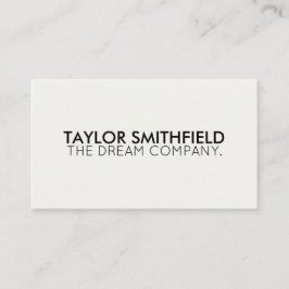 Cartão De Visita Moderno Simples