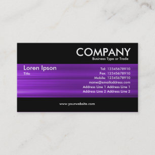 Cartão De Visita Moderno - Textura Roxa Bruta