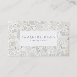 Cartão De Visita Modernos simples de pedra elegantes do terraço